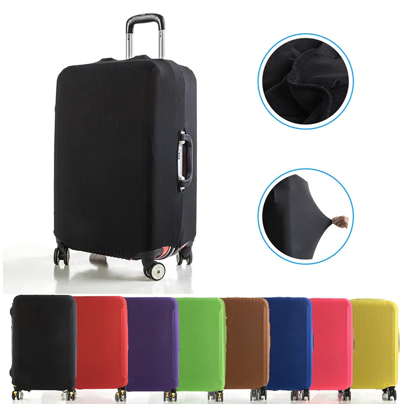 Luggage Cover Stretch Fabric Suitcase Protector Baggage Dust Case Cover Suitable for20-28 Inch Suitcase Case Travel Organizer