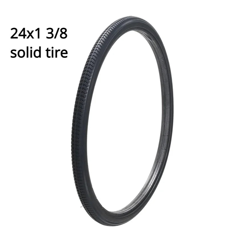 20/22/24 Inch Solid Tire  20/22/24X1 3/8   Inflatable-Free Wheel Tire Solid Tire for Manual Wheelchair Rear Wheel 37-451 Parts