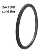 20/22/24 Inch Solid Tire  20/22/24X1 3/8   Inflatable-Free Wheel Tire Solid Tire for Manual Wheelchair Rear Wheel 37-451 Parts