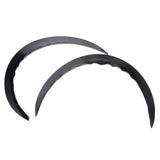 2pcs Universal Arch Wheel Eyebrow Fender Strip Lip Car Black Protector Auto Exterior Parts Flares Protector