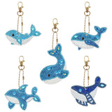 Disney animal key DIY Diamond Painting Keychain Embroidery Keychain DIY Cartoon Frozen Point Drill Pendant Gift