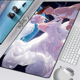 Cyberpunk Mouse Pad Anime Mousepads Edgerunners Keyboard Mat DIY Soft Gamer Large DeskMat XXL XL Gaming Accessories for Computer