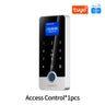 Tuya APP Door Lock Access Control System Kits With 1.77In Screen Bluetooth Keyboard Fingerprint RFID IC Card Reader Metal Keypad