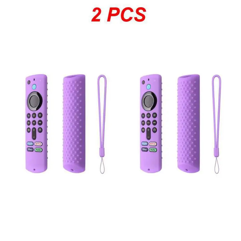 1~4PCS For Amazon Fire TV Stick 4K TV Stick Remote Silicone Case Protective Cover Skin Remote Control Protection Silicone Cover