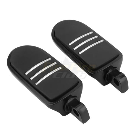 Motorcycle Universal 32mm 1.25" Male Foot pegs Footrest Pedal Front Rear Rubber Foot peg rest For Harley Iron XL 883 1200 Dyna