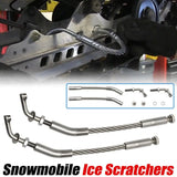 Snowmobile Ice Scraper Stainless Steel Ice Scratchers Reverse Replacement Kit For Reverse Non-reverse Gear Equipped Snowmobiles