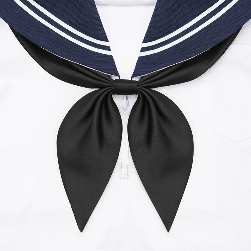 Japanese School Girl Cosplay Anime Sailor Suit Bow Tie Bowknot Neckties JK Girls Bowtie Sailor Uniform Collar Ties Sexy Clubwear