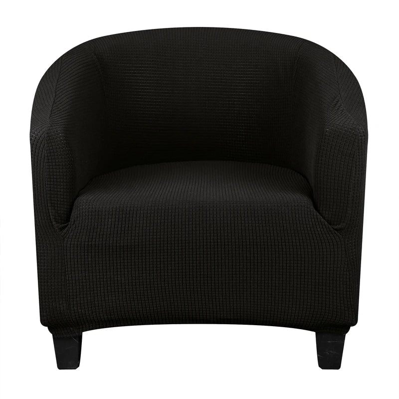 Elastic Jacquard Cover For Tub Chair Living Room 1 Seat Sofa Slipcover Single Seater Furniture Couch Washable Armchair Cover