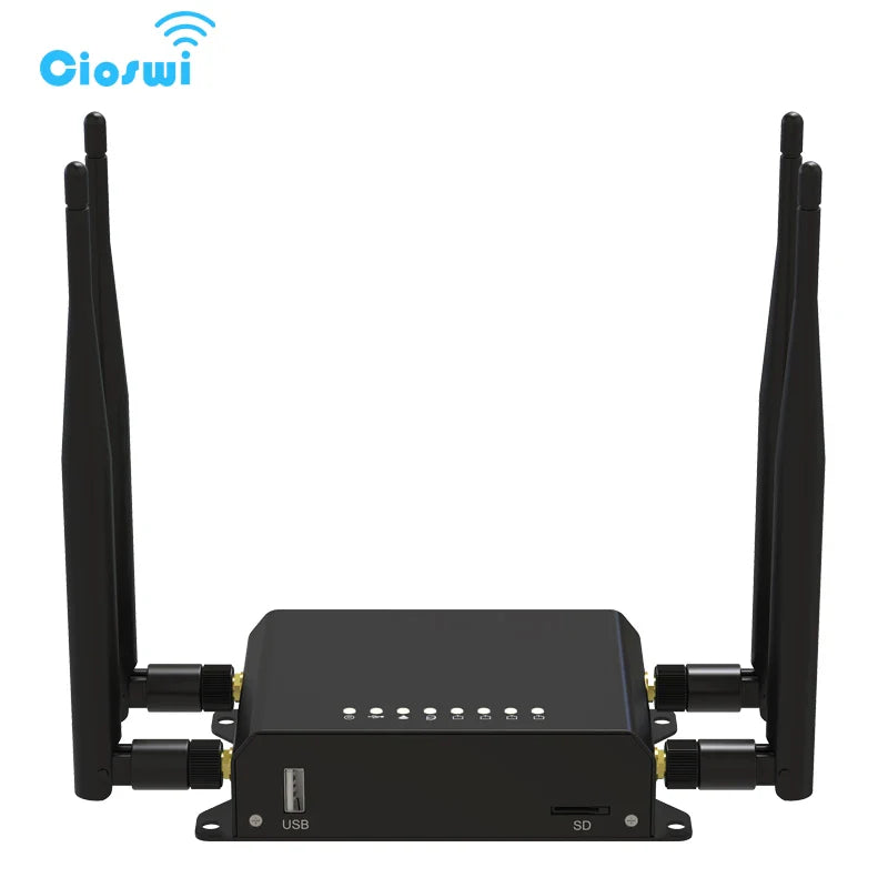 Cioswi WE826-T2 300Mbps 3G 4G Router Wifi 4g Cat6 NL678-E Modem Sim Card Slot OpenWRT 4*LAN Roteador Access Point for Russia EU