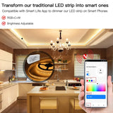 ZigBee LED Controller Light Strip RGB CCT Dimmer Music Sync Tuya Smart App Control with Alexa Google Smartthings Remote Control