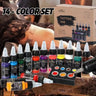 7/14 color tattoo ink set, 0.5oz (15ml), professional tattoo ink, suitable for professional tattoo artists and artists