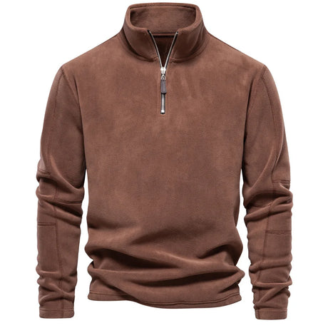 Men Winter Pullover Sweatshirts Fleece Warm Stand-up Collar Pullovers High Quality Male Autumn Outwear Casual Sweatshirts XXL