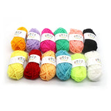 12Ball/Set High Quality Warm DIY Milk Cotton Yarn Baby Wool Yarn For Knitting Hand Knitted Yarn Knit Blanket Crochet Yarn