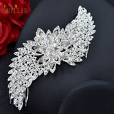 A409 Luxury Wedding Comb Rhinestone Headwear Bride Hair Jewelry Vintage Bridesmaid Hair Clips Bridal Tiara Women Headpieces