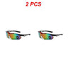 1/2/4PCS Outdoor Men Cycling Sunglasses Road Mountain Riding Protection Sports Glasses Goggles Eyewear MTB Bike Sun