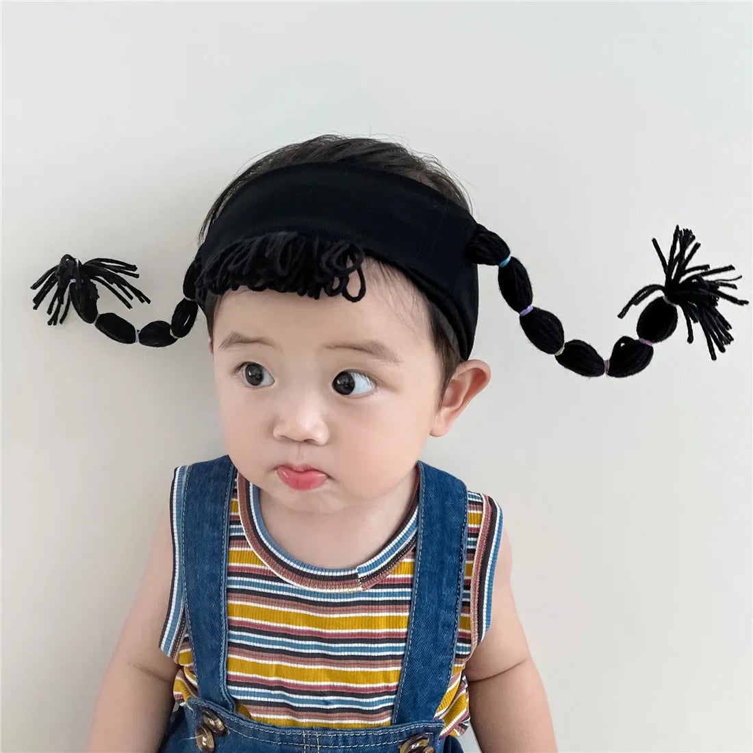 Baby Wig Braided Headbands for Kids Twist Hairbands Handmade Head Hoop Hair Bands Styling Headwear Accessories Gift