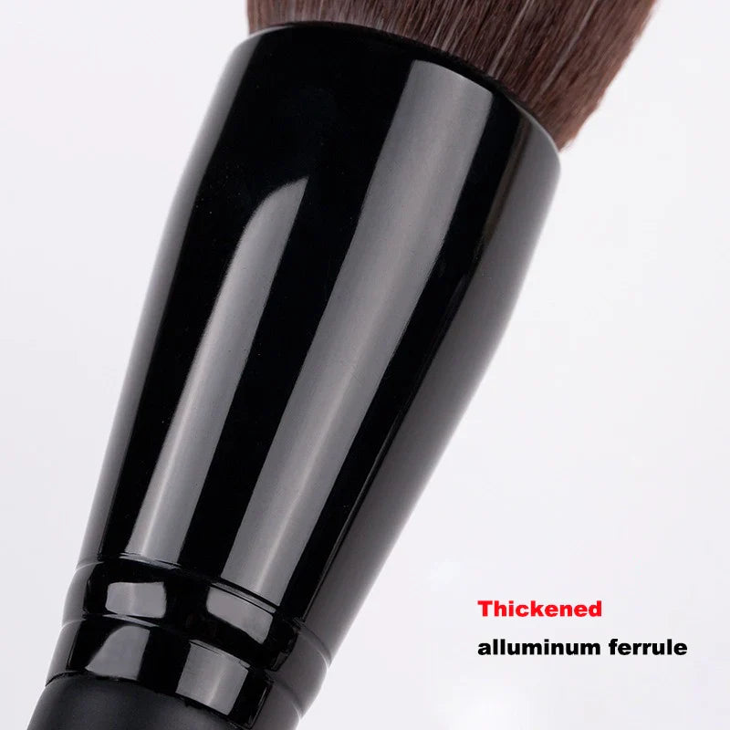 The Smooth Face Makeup Brush Duo Fiber Creamy Liquid Foundation Powder Cometic Tool with Synthetic Hair