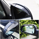 2Pcs Car Side Mirror Rain Guard Visor Rain Cover Eyebrow Waterproof Sun Shade Snow Shield Flexible Protector Car Accessories