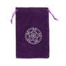 1PCS  Velvet Tarots Oracle Cards Storage Bag Runes Constellation Witch Divination Accessories Jewelry Dice Bag Drawstring Pouch