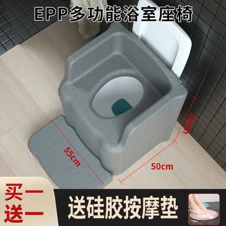 Small Portable Bathroom Chair Elderly Shower Vanity Medical Stool Tourist Outdoor Designer Taburete Plegable Home Furniture