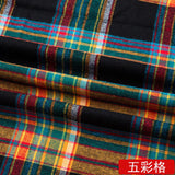 Yarn Dyed Soft Thickening Grinding Wool Plaid Fabric JK Clothing Shirt Skirt Jacket Pants Check Cloth DIY Apparel Sewing Fabrics