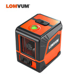 LOMVUM Mini Laser Level Green Beam Horizontal Vertical Cross-Line Powerful Light Source Acurate Measuring Tools Self-leveling