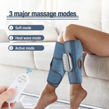 Leg Massage Machine Foot Calf Massager Electric Heating Pad Device Fatigue Relief Massage Instrument 3 Mode 5 Intensity Remote