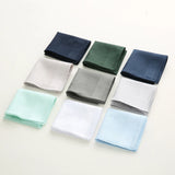 Cotton high-end solid color Handkerchief Park Mountain Road Cycling Camping Wiping Sweat Cleaning Portable Men's Pocket Towel