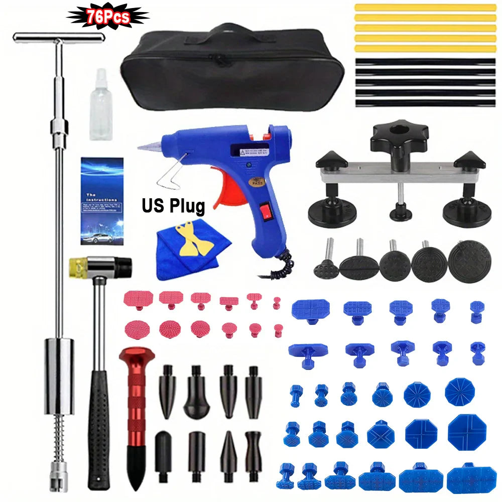 Auto Accessories Sheet Metal Dent Repair Tools Car Body Paintless Mix Size Suction Cup Puller Set Mechanical Workshop Hail Pit