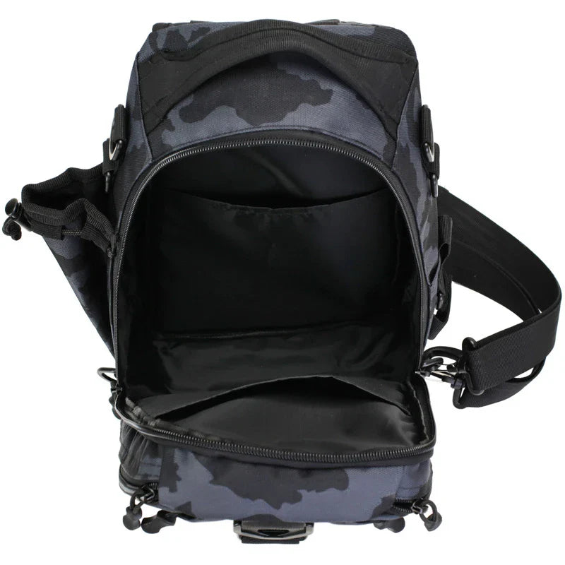 Camouflage Tactical Backpack For Men Multi Functional Outdoor Travel Mountain Rucksack Youth Cycling Chest Bag Male Fishing Bags