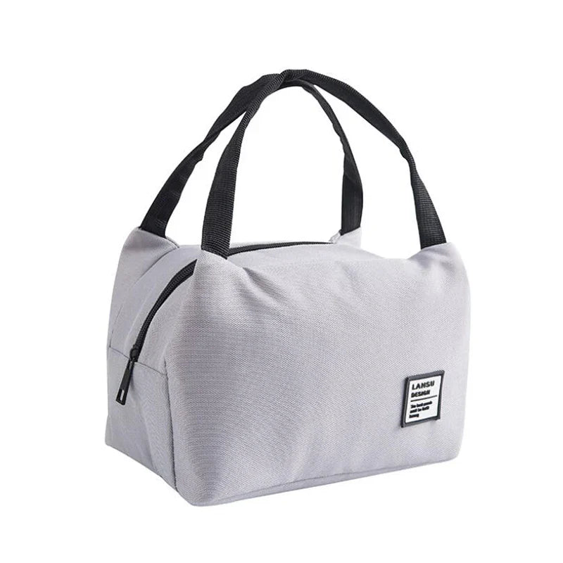 Portable Lunch Bag 2023 New Thermal Insulated Lunch Box Tote Cooler Bag Bento Pouch Lunch Container School Food Storage Bags