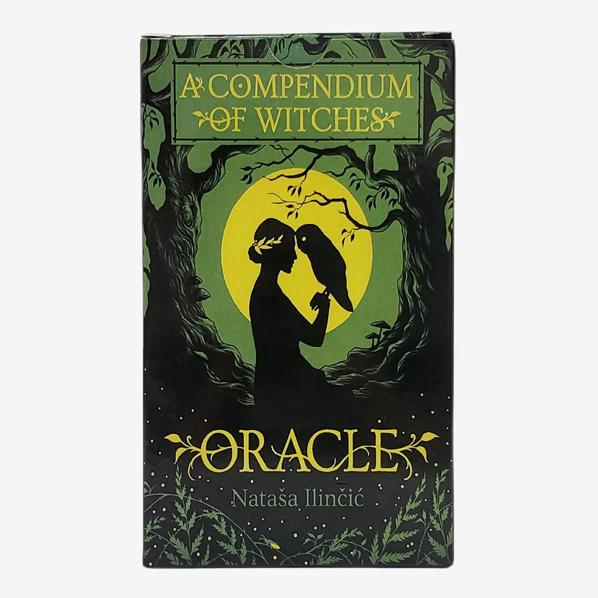New Card Deck 12x7cm A Compendium of Witches Oracle Cards 60 Cards/Set Family Friends Party Divination Board Game Holiday Gift