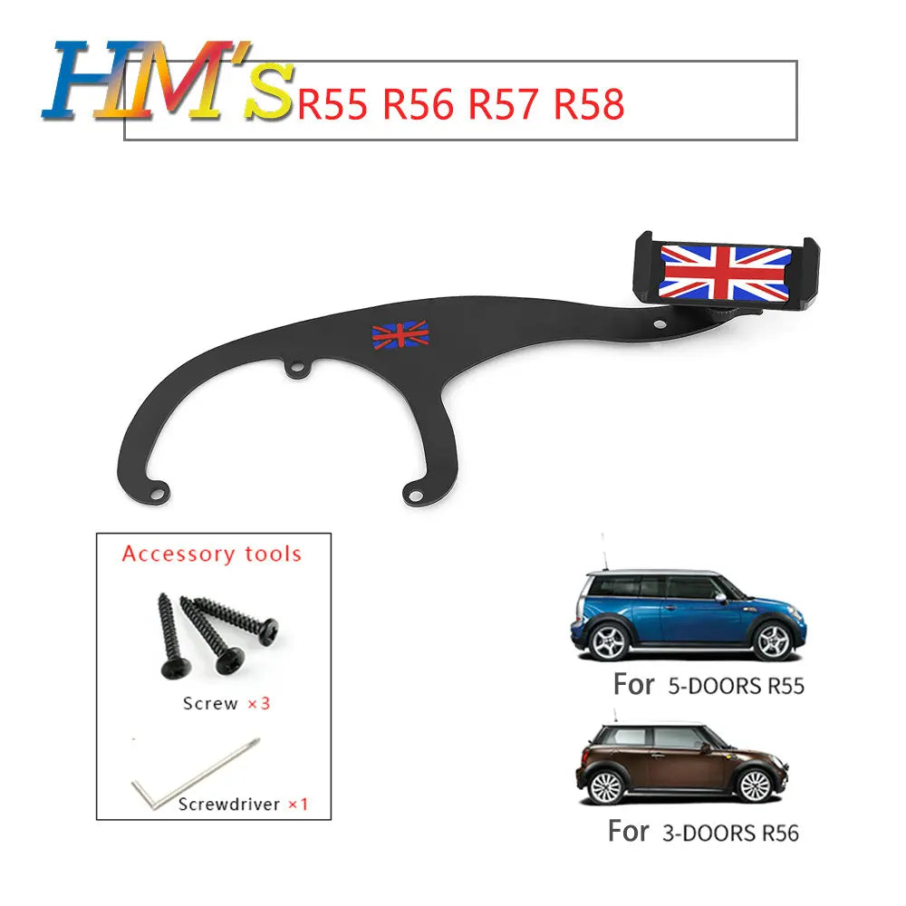 For MINI Cooper R56 R57 R55 Countryman R60 R61 Phone Holder Car Accessories For Mini Cooper F56 F55 F60 Clubman F54 Bracket