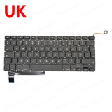 New A1286 Keyboard For MacBook Pro 15" A1286 Replacement Keyboard US UK ES FR RU DE HU KR PT DK NO 2009 2010 2011 2012