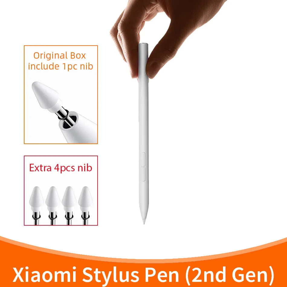 2023 New Xiaomi Stylus Pen 2 Smart Pen For Xiaomi Mi Pad 6 Pad 5 Pro Tablet 4096 level Sense Thin Thick Magnetic Drawing Pencil