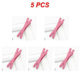 1~100PCS Matte Stylish And Eye-catching Matte Hair Clip For Curly Hair Popular Hair Clip Best-selling Hairpin Candy Color