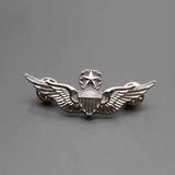 Classic Men Brooches Vintage WWII USAF Wings Military Command Pilot Metal Wings Metal Badge Pin Army Fans Nostalgic souvenirs