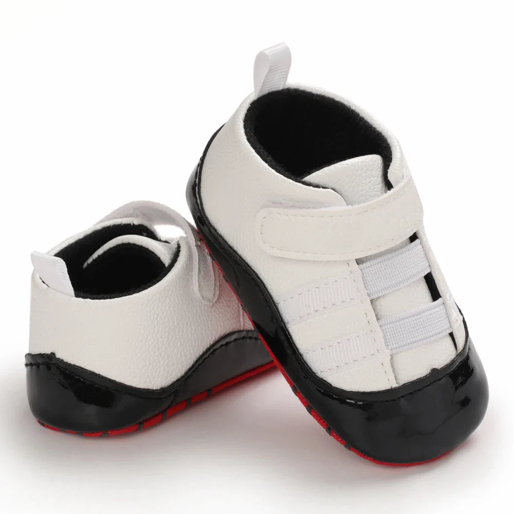 Classic Fashion Baby Shoes Casual Shoes Boys And Girls Soft Bottom Baptism Shoes Sneakers Freshman Comfort First Walking Shoes