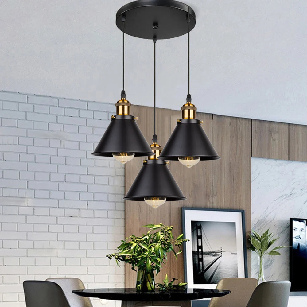 New Style Pendant Lights Loft Russia Pendant Lamp Retro Hanging Lamp Lampshade For Kitchen Dining Bedroom Home Lighting E27