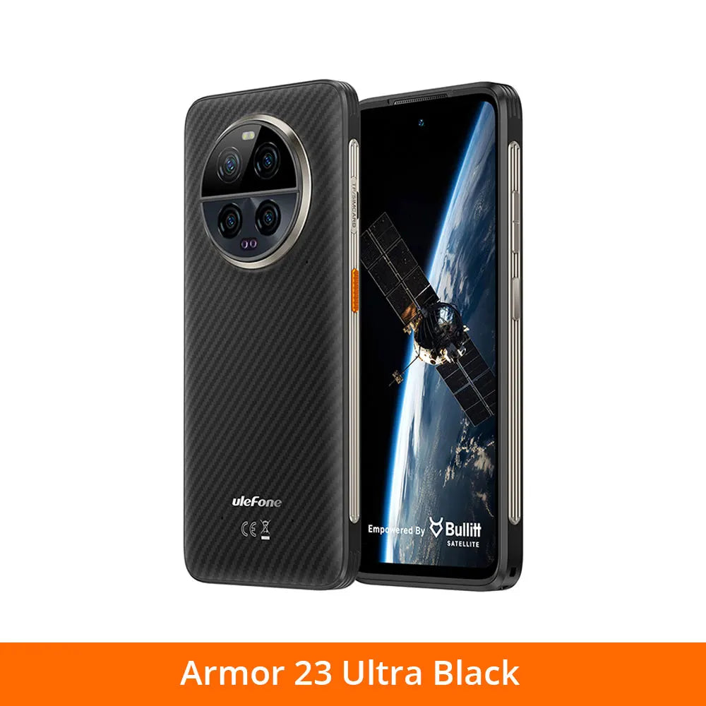 Ulefone Armor 23 Ultra 5G Rugged Phone Satellite Message 120W Smartphone 64MP Night Camera 24GB+512GB NFC Android 13Mobile Phone