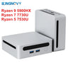 KingNovy Windows 11Mini PC Gamer AMD Ryzen 9 5900HX 7 7730U 5800U DDR4 3200MHz komputer Gaming Mini Barebone 8K HTPC WiFi6 BT5.2