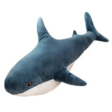 30/45/60/80/100cm Funny Joy Cute Shark Plush Toy Soft Stuffed Animal Reading Pillow for Birthday Gifts Cushion Doll Gift