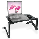 Portable Laptop Computer Table for Bed Aluminum Alloy Foldable Computer Desk iPad Desk Lazy Notebook Table TV Stand Mouse Pad