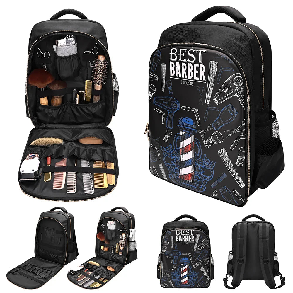 Salon Barber Bag Professional Traveling Hairdressing Bags Hairdressing Large Capacity Backpack Barbershop Styling Tools Supplies