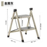 Fashion Home High Stools Kitchen Multifunctional Ladder Chair Anti-skid Pedal Folding Ladder Safety Load-bearing 2 Step Ladder