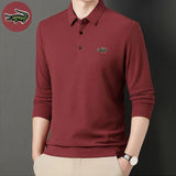 New Summer Brand Embroidered Polo Shirt Men Hot High Quality Men's Long Sleeve Breathable Top Business Casual Polo-shirt for Men