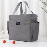 Large Capacity Cooler Bag Waterproof Oxford Portable Zipper Hot Lunch Bags For Men And Women Lunch Box Picnic Food Bags 2023