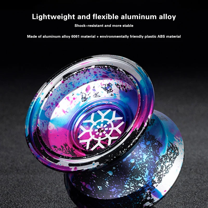 Yoyo Metal Edition Magic Yoyo 1A/3/5A Aluminum Alloy Educational Yoyo Game Responsive High-speed Yo-yo CNC Lathe For Kids Gift