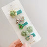 5pcs Set Cute Baby Girls Hairpins Bow Flower Korean Hairpin for Children Baby Hair Clips Mini Soft Kids Accessories In Girls