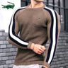 High quality Spring and Autumn men's long sleeved T-shirt Fashion casual sports round neck fitness running long sleeved T-shirt